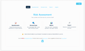 msp risk assessment tool free open source