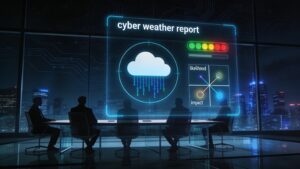 cybersecurity reporting like the weather, compliance, MSP